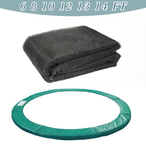 Green trampoline spring cover - green,