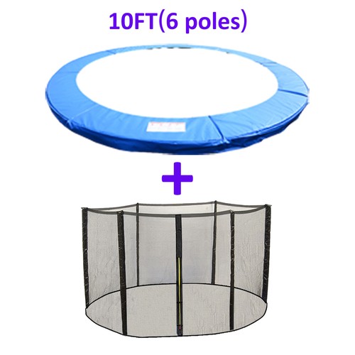 10ft blue trampoline spring - blue,
