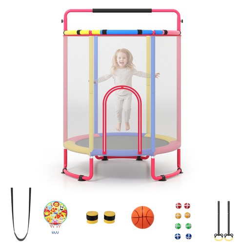 Kids trampoline with - kids, safety